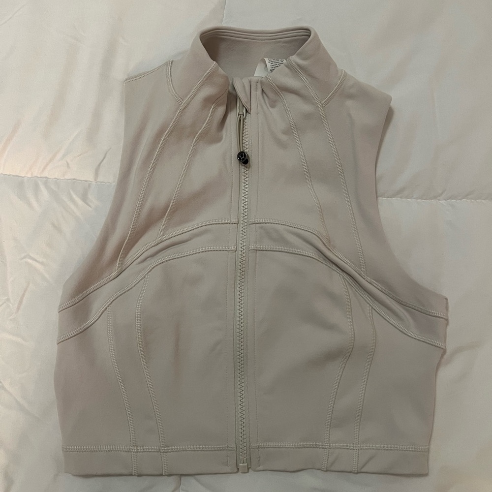 Lululemon Athletica Beige Sleeveless Vest